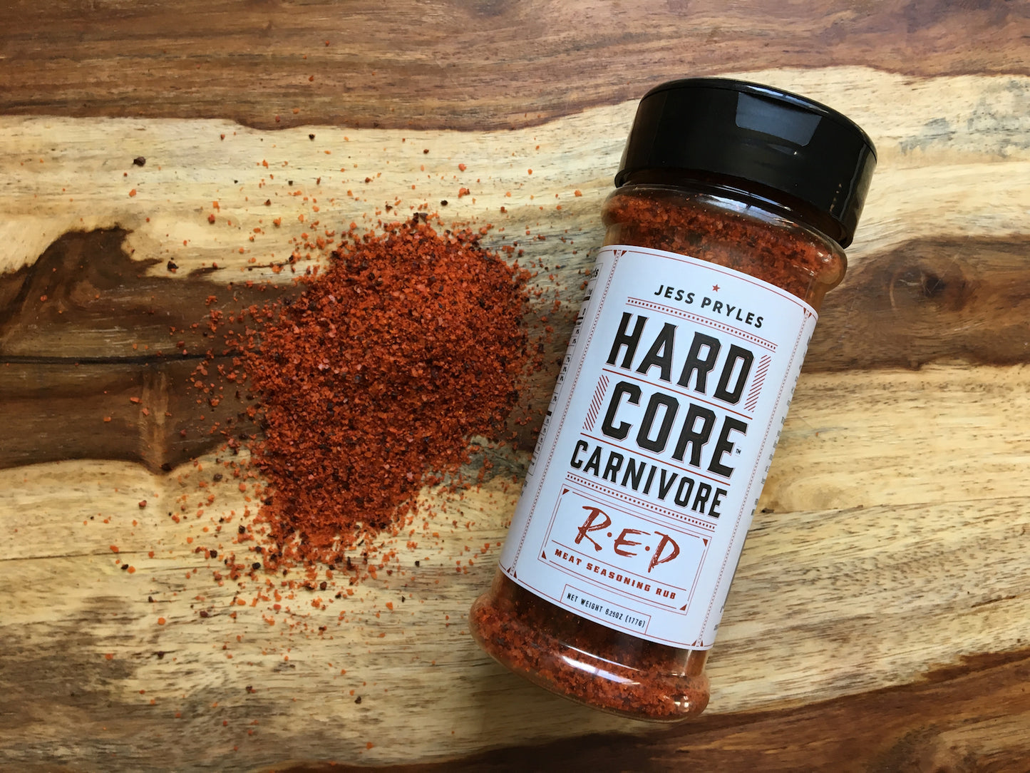 Hardcore Carnivore Red:  Pork & Chicken Seasoning Rub